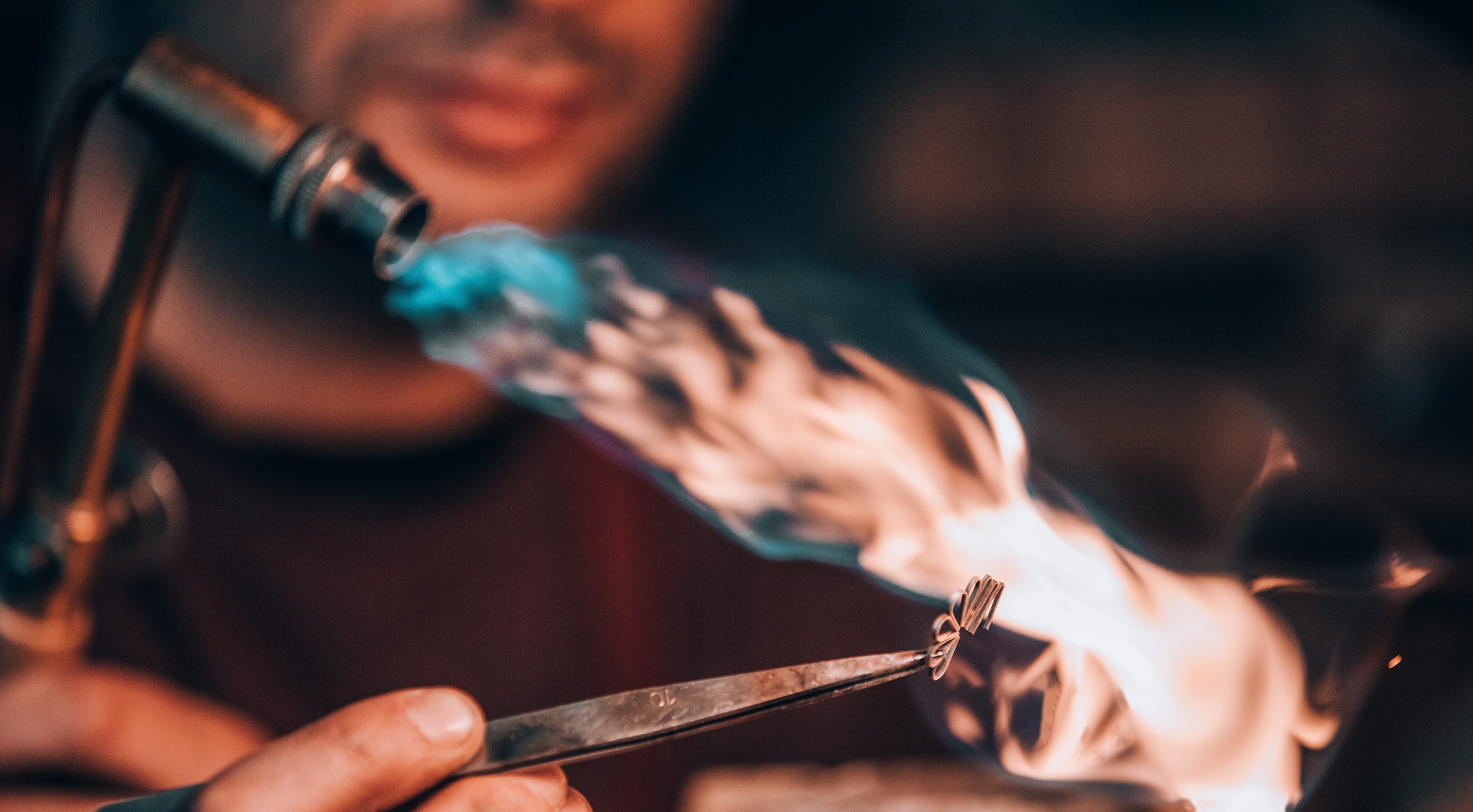 Metal working sparks