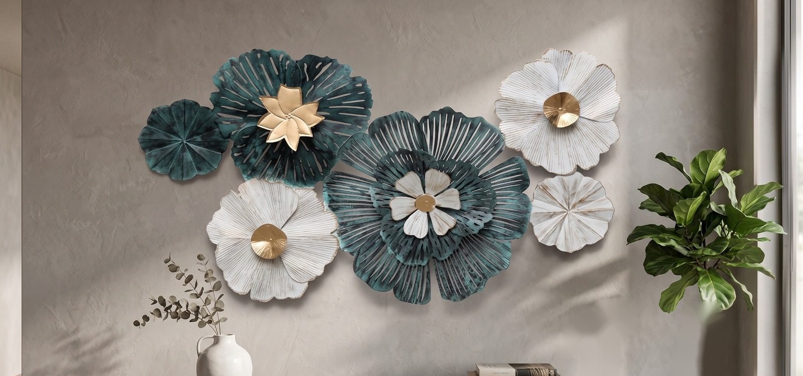 Azure and Ivory Petal