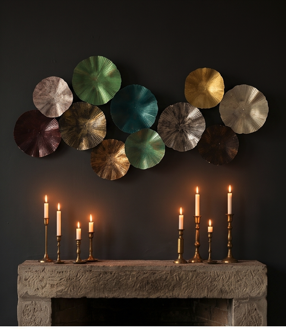 Chroma Lotus - Multi-Tonal Metallic Disc Cluster