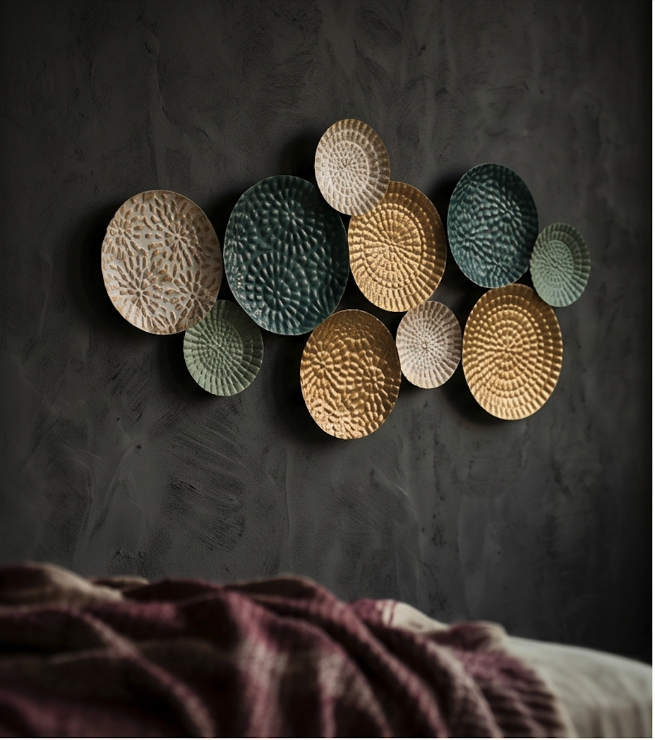 Elysian Bloom - Multi-Textured Metallic Disc Cluster