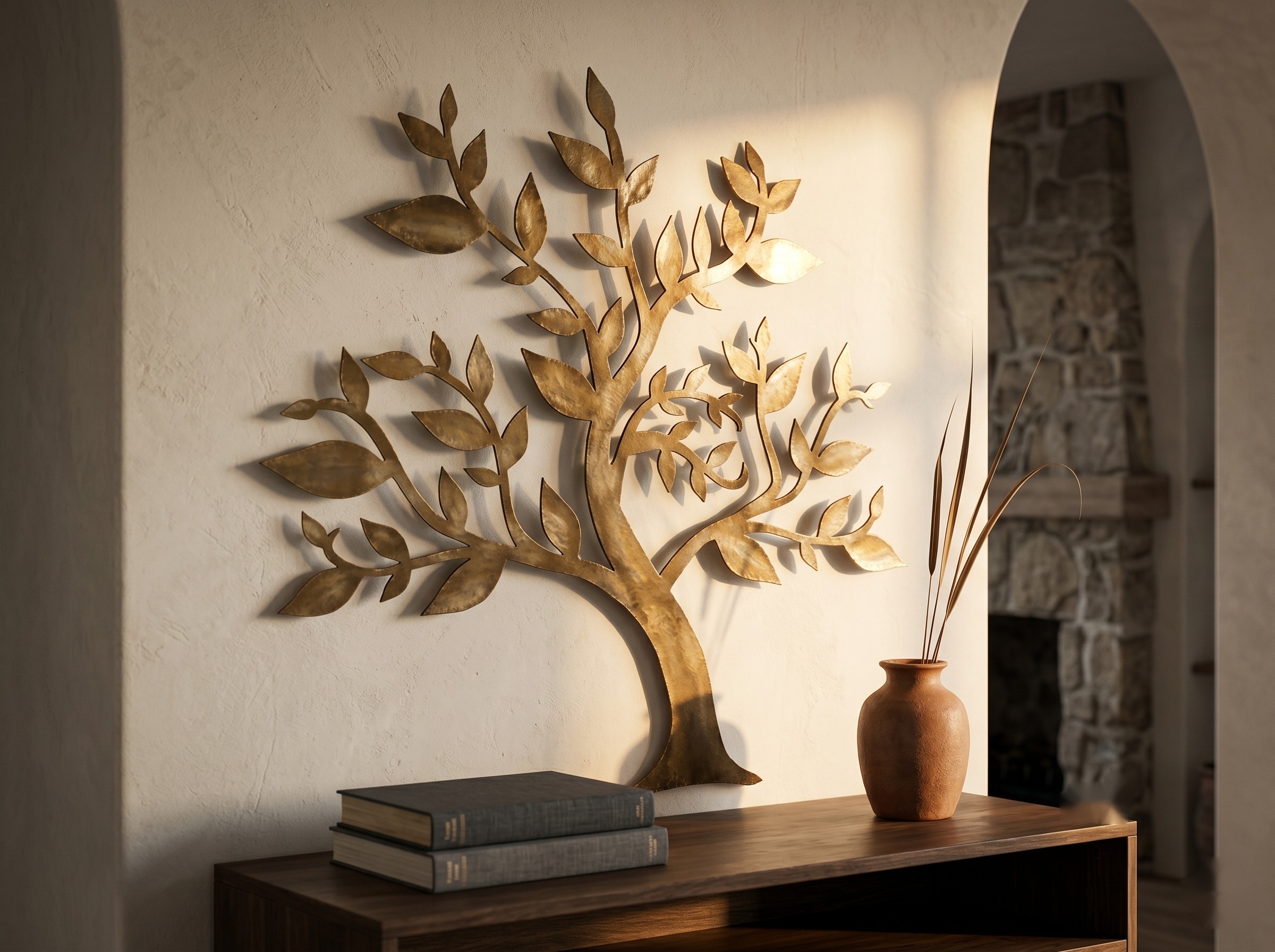 The Golden Arbor Silhouette